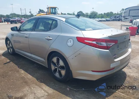 2013 Kia Optima Hybrid Ex from USA, damaged, VIN KNAGM4AD8D5045320